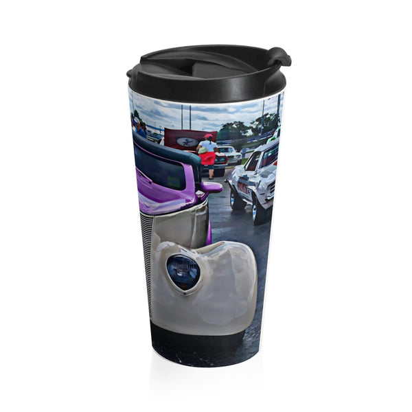 1937 Ford Custom Car Hot Rod Stainless Steel Travel Mug