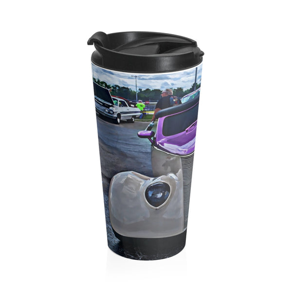1937 Ford Custom Car Hot Rod Stainless Steel Travel Mug