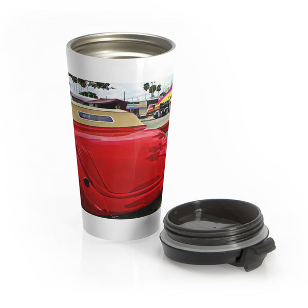 1937 Ford hot rod stainless steel travel mug
