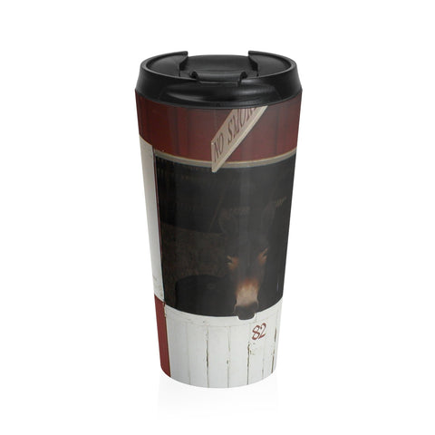 Mule in Barn Stainless Steel Travel Mugs 15 oz
