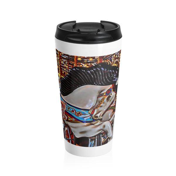 Seattle Carousel Horse Stainless Steel Travel Mugs 15 oz