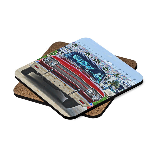 Rambler Square Hardboard Coaster Set - 4pcs