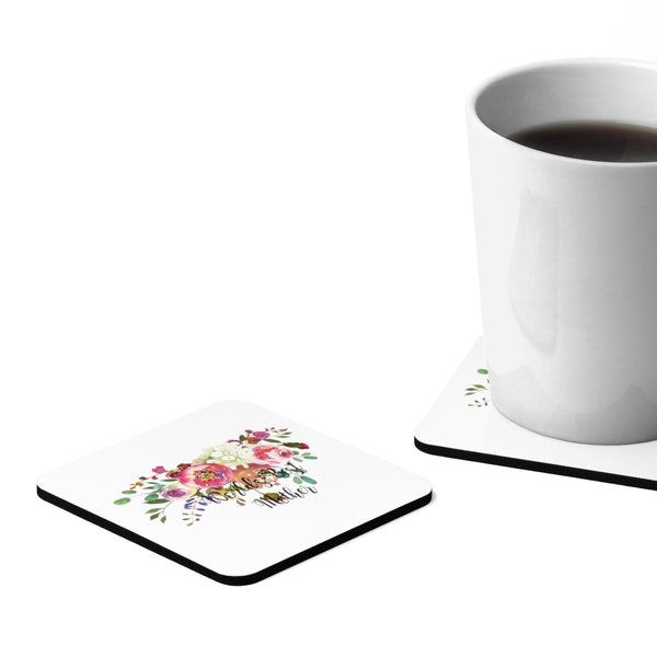 World's Best Mother Square Hardboard Coaster Set - 4pcs