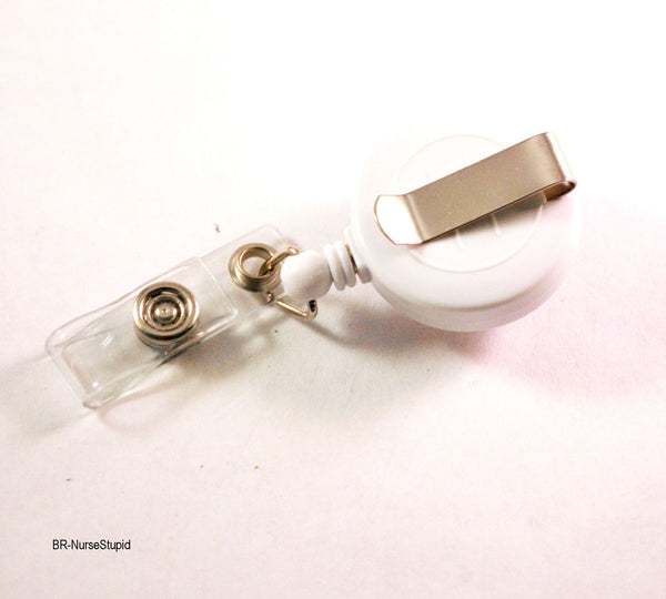 Nurse Badge Reel with Slide Lanyards for Women