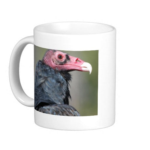 Bald Vulture Coffee Mug, 11oz Raptor Drinkware Buzzard Mug