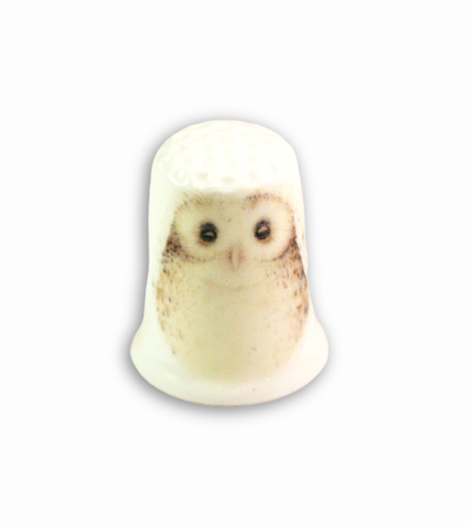 Owl Collectible Thimbles Decorative Handmade