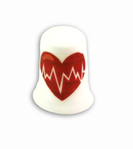 Heartbeat Collectible Thimbles Decorative Handmade