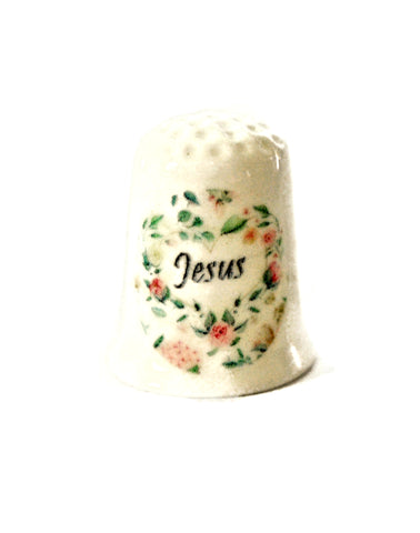 Jesus Christ Christian Collectible Thimbles Decorative Handmade