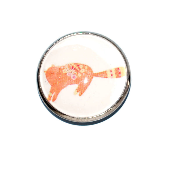 Orange Cat Kitchen Magnet for Fridge, Refrigerator Magnets