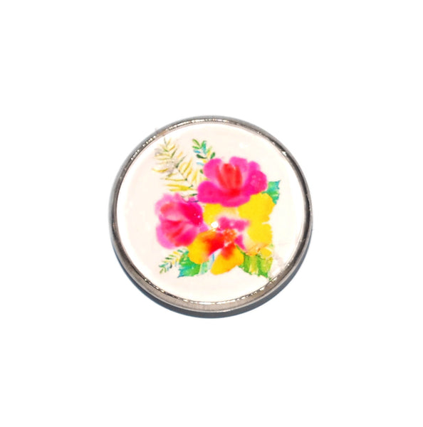 Pink Hibiscus Tropical Flower Kitchen Magnet for Fridge, Refrigerator Magnets