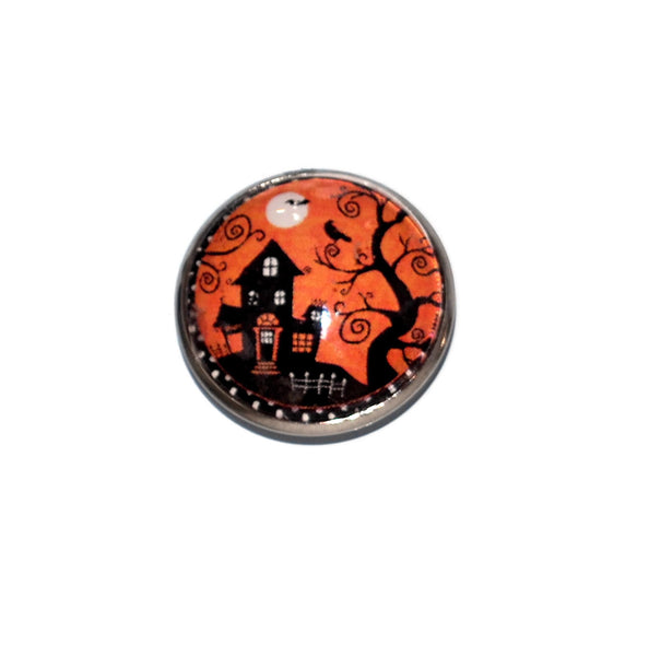 Halloween Haunted House Kitchen Magnet for Fridge, Refrigerator Magnets