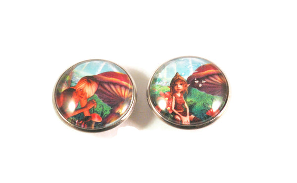 Set of 2 Fairy Kitchen Magnets, Fridge Magnets, Refrigerator Magnets