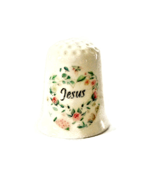 Jesus Christ Christian Collectible Thimbles Decorative Handmade