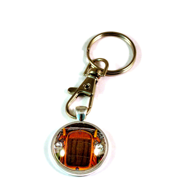 1932 Ford Hot Rod Cool Keyrings for Guys Vintage Car Keychains for Guys