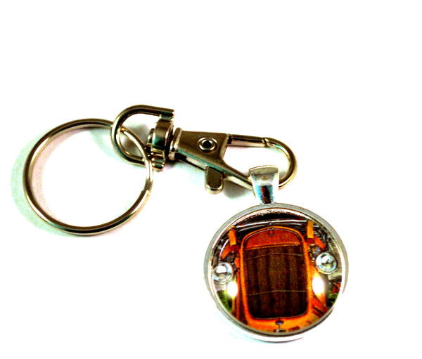 1932 Ford Hot Rod Cool Keyrings for Guys Vintage Car Keychains for Guys