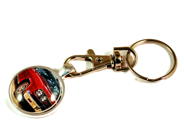 1965 Rambler Marlin Hot Rod Vintage Car Keyrings for Men
