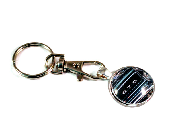 Pontiac GTO Muscle Car Hot Rod Vintage Car Key Chain Keyrings for Men
