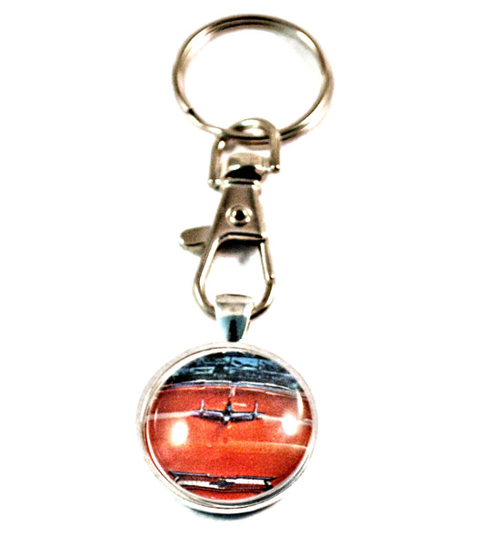 1955 Chevrolet Tri-Five Hot Rod Keychain KeyRings for Men