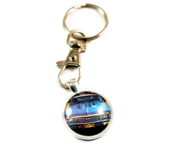 Chevrolet Chevelle Muscle Car Hot Rod  Key Chain Keyrings for Men