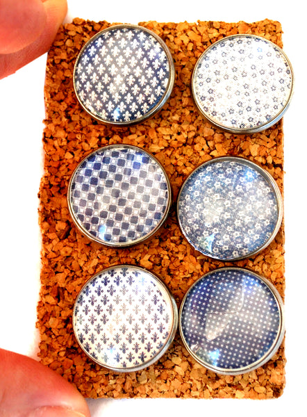 Large Blue Dot Decorative Push Pins Thumbtacks and Corkboard Pushpins for Bulletin Boards