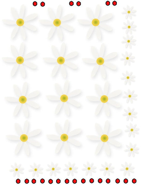 Daisy Waterslide Decals