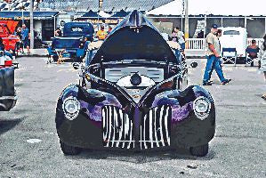 classic car counted cross stitch pattern