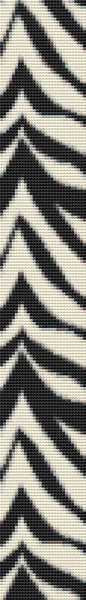 Zebra Stripe Bookmark Counted Cross Stitch Patterns