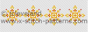 Yellow Dishtowel Counted Cross Stitch Pattern, Download Printable