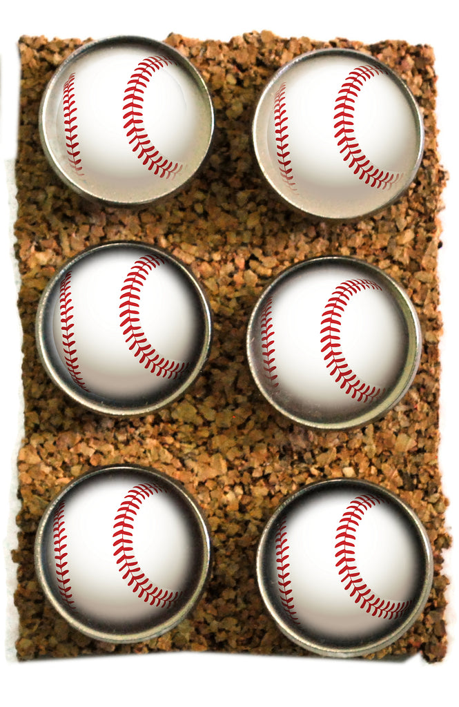 Large Baseball Decorative Push Pins Thumbtacks and Corkboard Pushpins for Bulletin Boards