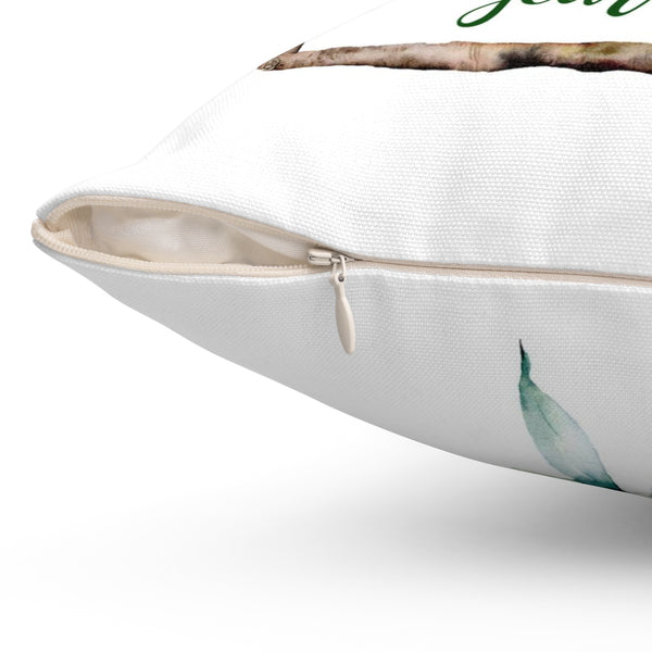 Christmas Throw Pillows, Holiday Decor Poinsettias