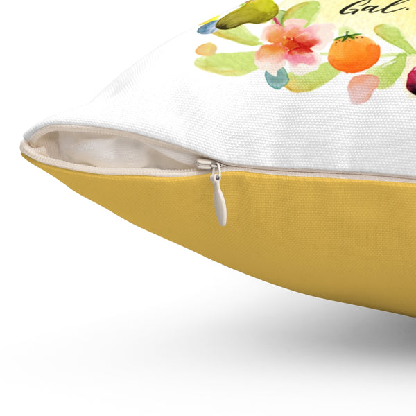 Fruit of the Spirit Bible Verse Decorative Throw Pillow - 4 sizes Polyester