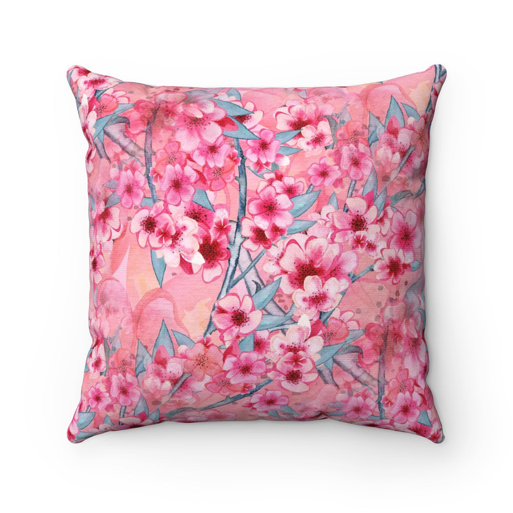 Cherry Blossom Home Decor Decorative Throw Pillows