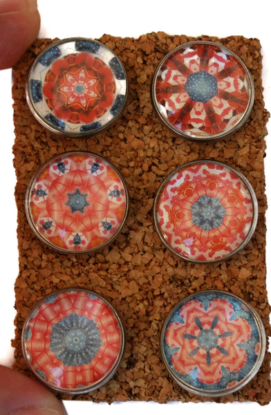 Kaleidoscope Decorative Push Pins Thumbtacks and Corkboard Pushpins for Bulletin Boards