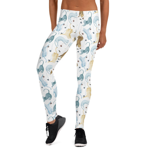 Cat Lovers  Pattern Leggings for Women