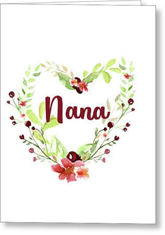 Nana Blank Note Card with Envelope, Greeting Card
