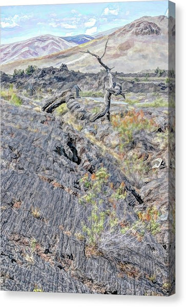 Craters Of The Moon Idaho Canvas Print Wall Art Home or Office