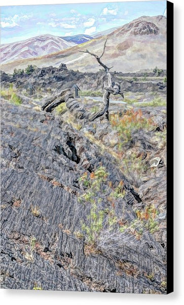 Craters Of The Moon Idaho Canvas Print Wall Art Home or Office