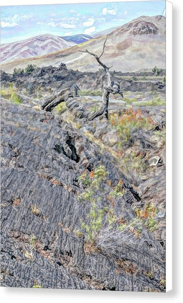 Craters Of The Moon Idaho Canvas Print Wall Art Home or Office