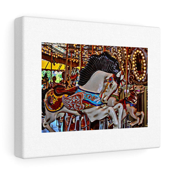Seattle Carousel Horse Canvas Gallery Wraps Wall Art Home Decor