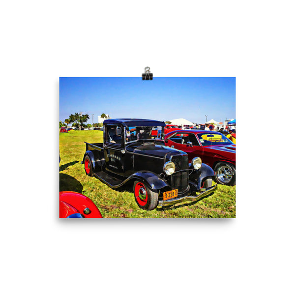 1932 Ford Hot Rod Poster Print Matte Finish for Guys Wall Art
