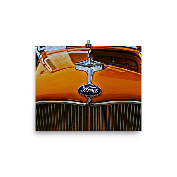 1932 Ford Hot Rod Poster Car Art Gift for Guys Wall Art