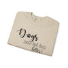 Gift for Dog Lovers Dogs Make Bad Days Better Unisex Heavy Blend™ Crewneck Sweatshirt