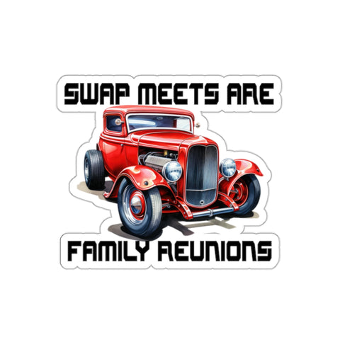 Gifts for Gearheads Swap Meets Reunion Kiss-Cut Stickers