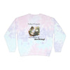 Gifts for Writers Chance of Writing Unisex Tie-Dye Writer's Sweatshirt Multicolored