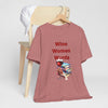 Book Club T-shirt Wine Women Words