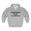 Gifts for Gearheads Rev Up Hoodie Unisex Heavy Blend™ Full Zip Hooded Sweatshirt