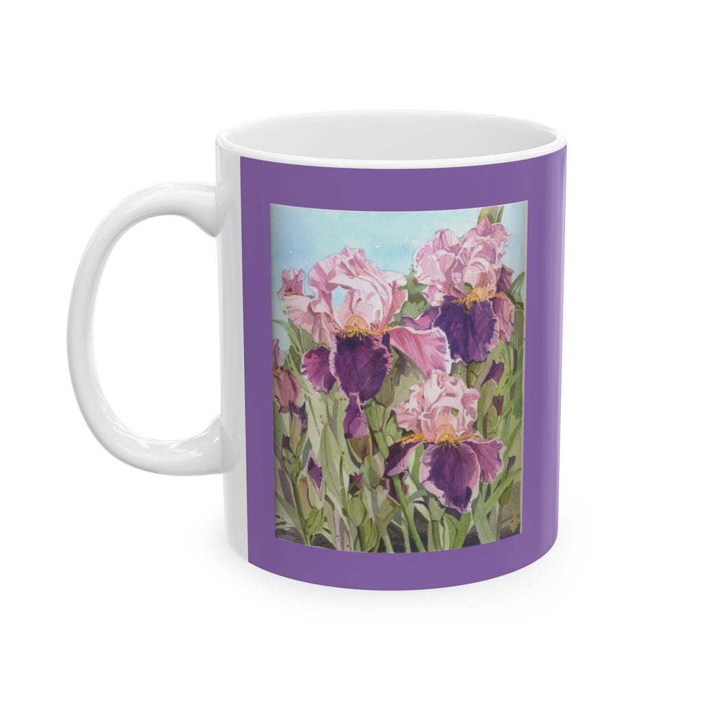Purple Iris Coffee Mug