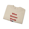 Wine Women Words Sweatshirt Book Club Meeting Shirt, Gifts for Book Lovers, Book Club Gift
