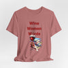 Book Club T-shirt Wine Women Words
