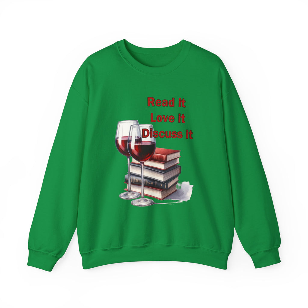 Read it Love it Discuss It Sweatshirt Book Club Shirt